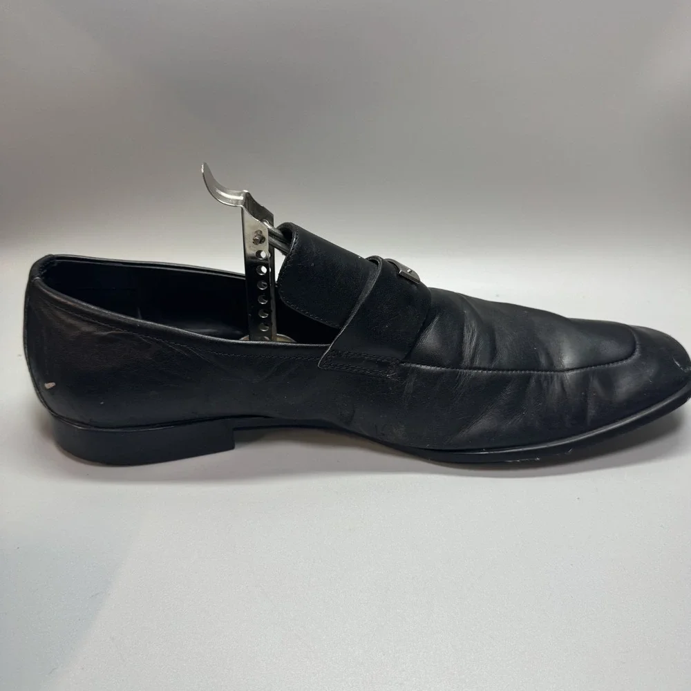 GUCCI Men's Black Florence Leather dress shoes loafers Italy Size‎ 11 -US